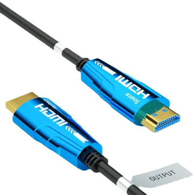 Prise en charge du câble à fibre optique HDMI Aoc 4K